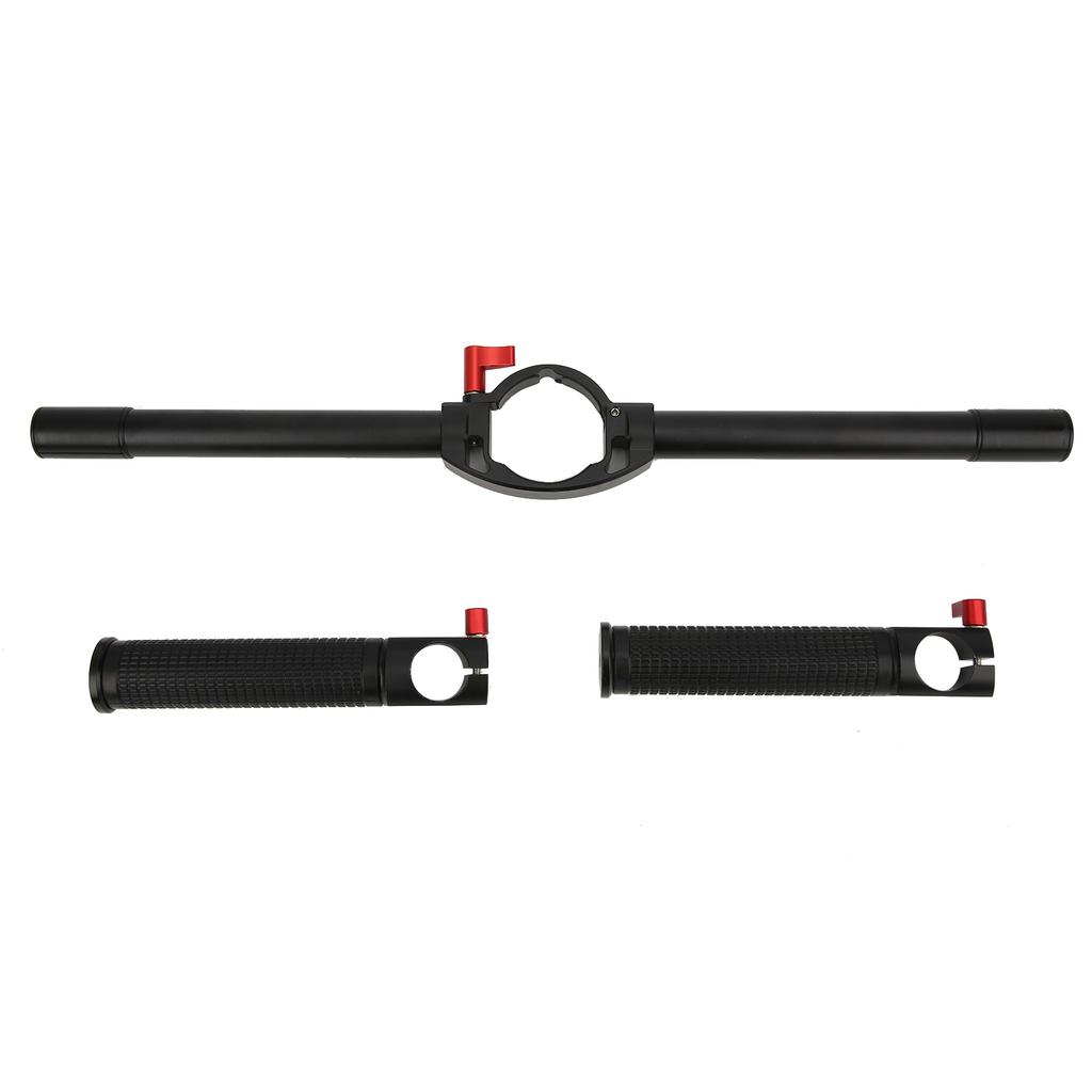 Dubbelt handgrepp kamerastabilisator Ljusmonitor Förlängningsstativ för Zhiyun Crane 2S