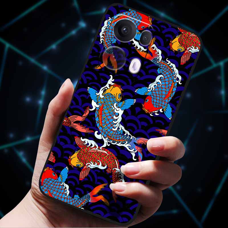 3D Flowers Emboss Fundas For OPPO Reno 13 Reno13 Pro 13F 5G Case Soft Silicone Phone Case for OPPO Reno13 Pro Back Cover Coque