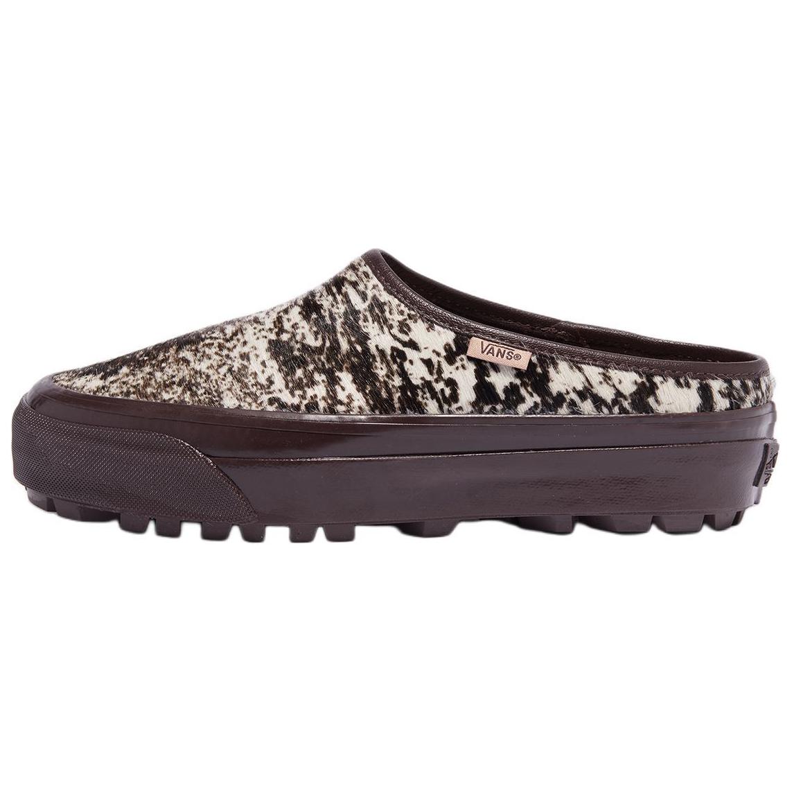 Vans Premium Mule Style 17 Pony Hair Brown Unisex Sneakers VN000D84CHU 38.5