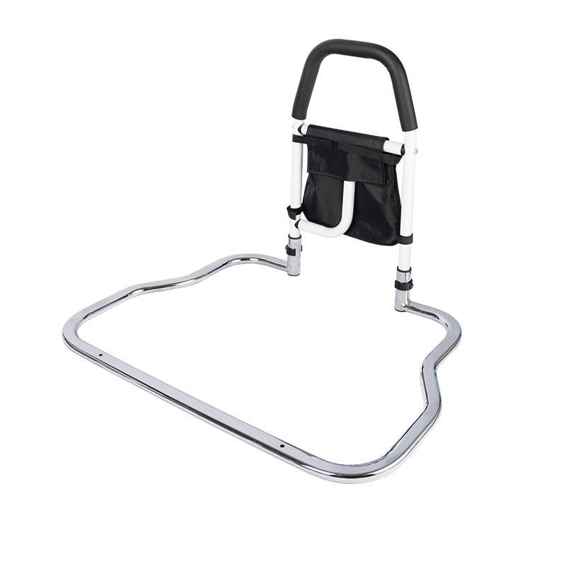 Household Elderly Getting Up Auxiliary Equipment Carbon Steel Elderly Bedside Armrest Foldable Disabled Bed Guardrail