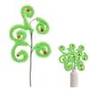 1pcs Plush Christmas Picks Green Tree Stems Ornaments for Xmas Tree Wreath DIY Crafts Home Garden Vase Filler Decor