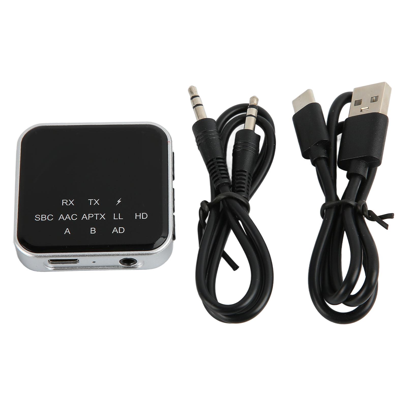 

Bluetooth Transmitter Receiver Multifunction Low Latency 2 in 1 Bluetooth Adapter with 3.5mm AUX