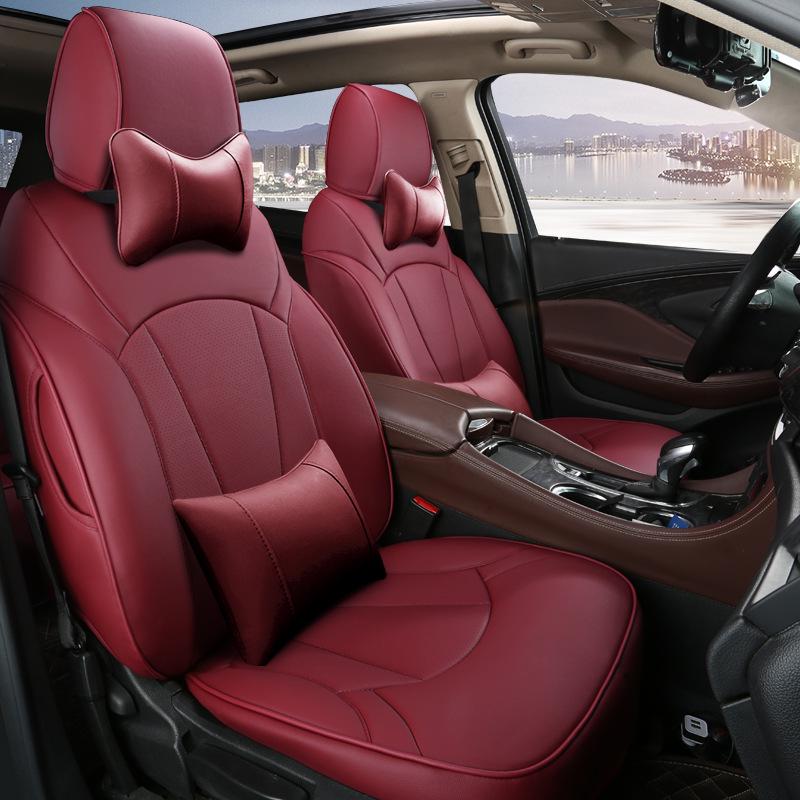 Buick Encore All-Season Leather Car Seat Cover with Original Texture, Full Surround, Custom Fit