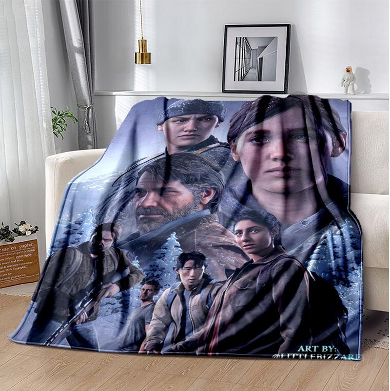 Lost Flannel Blanket Soft Warm All-Season Throw, Design for Camping, Car Travel, Hiking Sofa, Bed, Office Perfect Gift for Parties