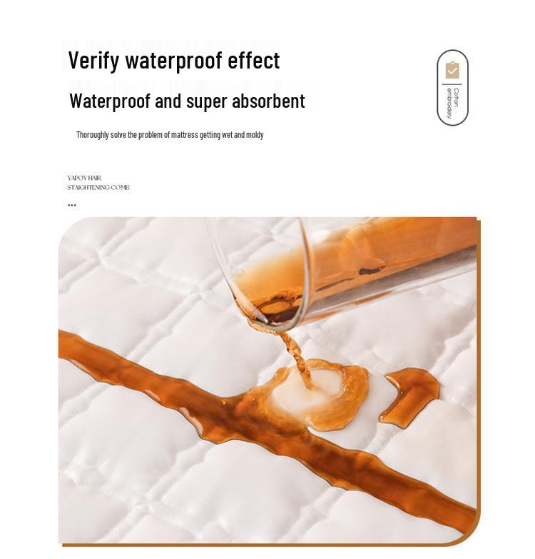 Waterproof & Breathable Quilted Mattress Protector - Urine-Proof Fitted Bedspread