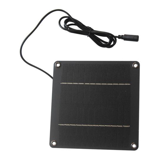 

4 Вт 12 В Монокристаллическая Кремниевая Солнечная Панель 5521 Гнездо Водонепроницаемая Высокоэффективная Уличные Садовые Фонари Камеры Безопасности Панель на Солнечной Батарее 24