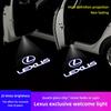 BJYL6 Interior Stickers Car HD Projector Door Light Welcome Lamps Accessories For Lexus F SPORT ES RX NX LS UX LM LX GX LC RZ IS CT GS