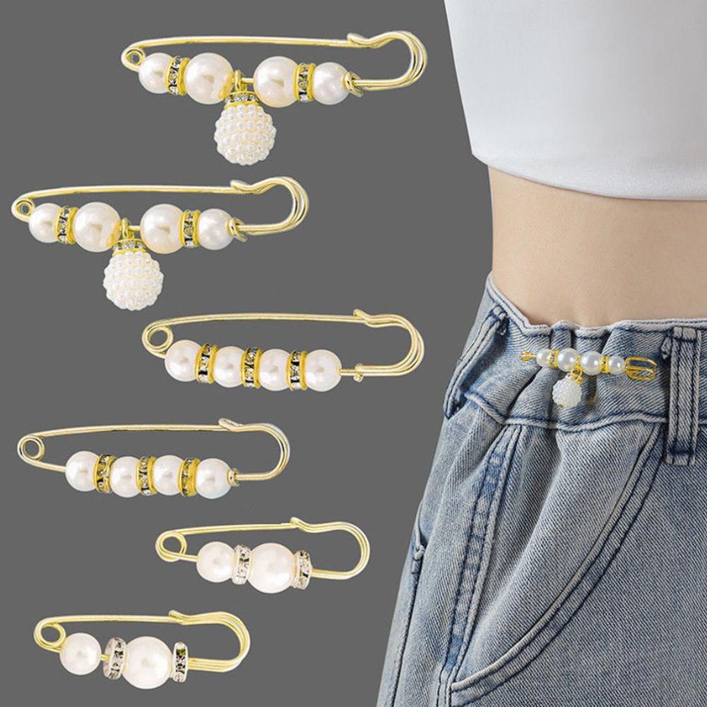 Pin Accessories Women Waistband Pin Clothing Brooches Set Dress Shawl Clips Waist Pin Brooch