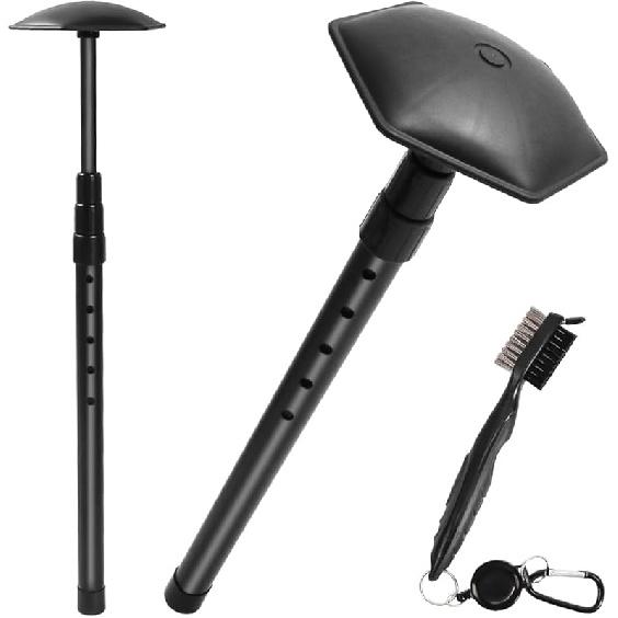 HOW TRUE Golf Travel Bag Support Rod Adjustable Golf Club Support Protector Portable Golf Travel Bag Support Pole Still Arm Golf Club Protector with