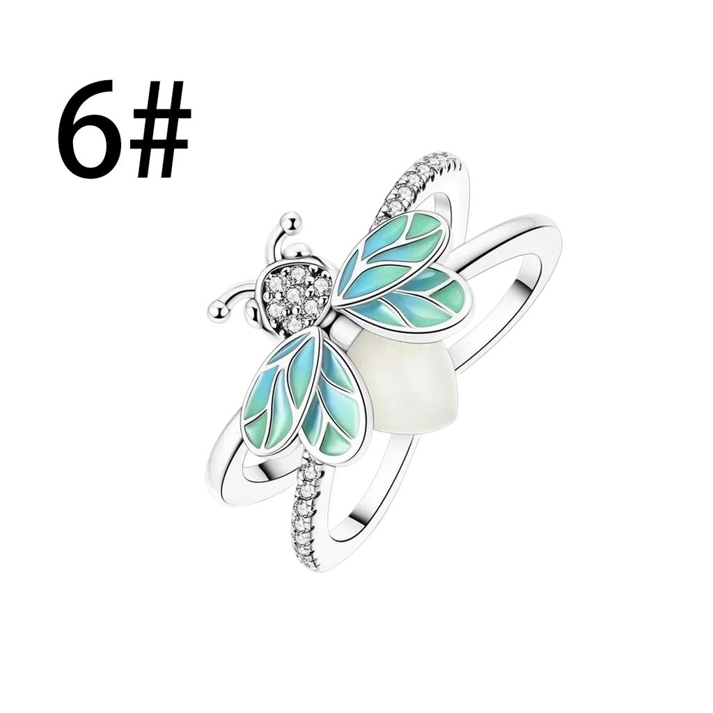 Copper Dangle Charm Chameleon Luminous Firefly Ring Earrings Bead Charms For Original Diy Bracelet Fine Jewellery