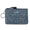 Used Pouch Flour F59828 With Key Ring PVC Navy Multicolor Coin Case