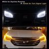 Sequential Flowing Turn Signal, Car LED Tape Light, Delight, Daytime Light, Ultra Thin, White/Amber,