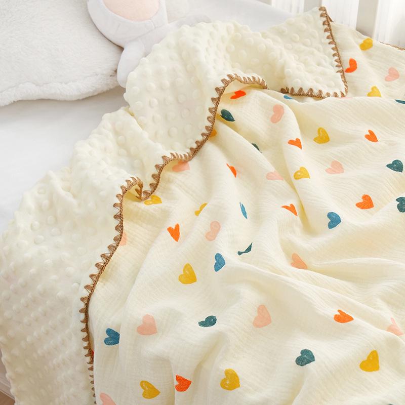 Four Seasons Newborn Baby Blanket - Gauze Quilt for Kindergarten