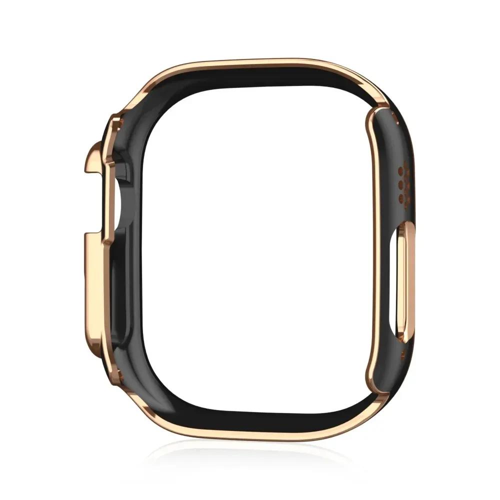 Glass+Case for Apple Watch Ultra 3 2 49mm Screen Protector Frame Cover for iWatch ultra 49 Tempered Protective 49MM Accessories