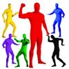 Tuta Intera Spandex Elasticizzato Costume Adulto Cromakey Collant Scomparire Uomo Unisex Body per Halloween Cosplay