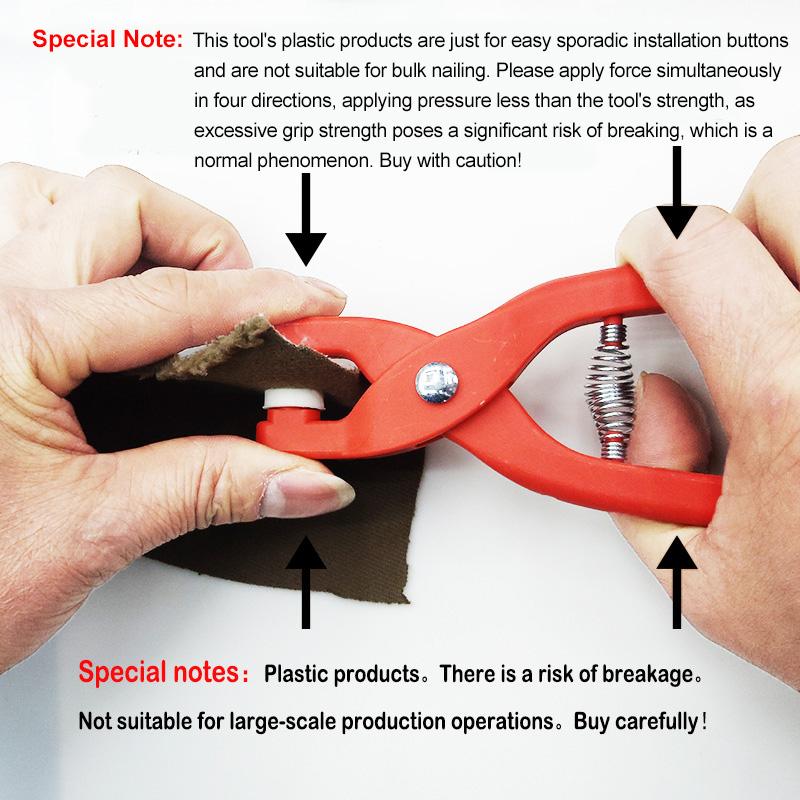 Snap Button Kit With Hand Pressure Pliers 50pcs Snaps , Metal Snaps For Sewing, Sewing Snaps For DIY Crafts Clothes Hats