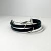 Glory_Arden Surgical Steel 2-Strand Cowhide Bracelet/Ghmb-296