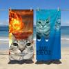 Funny Cat Meme Zazu Towel Sports Quick Dry Travel Camping Gear Sandproof Soft Light Large Beach Towel