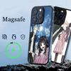 Die duftende Blume blüht mit Würde Handyhülle Magnetische Hülle Für iPhone 16 14 Max Plus Für Magsafe Kabelloses Ladecover