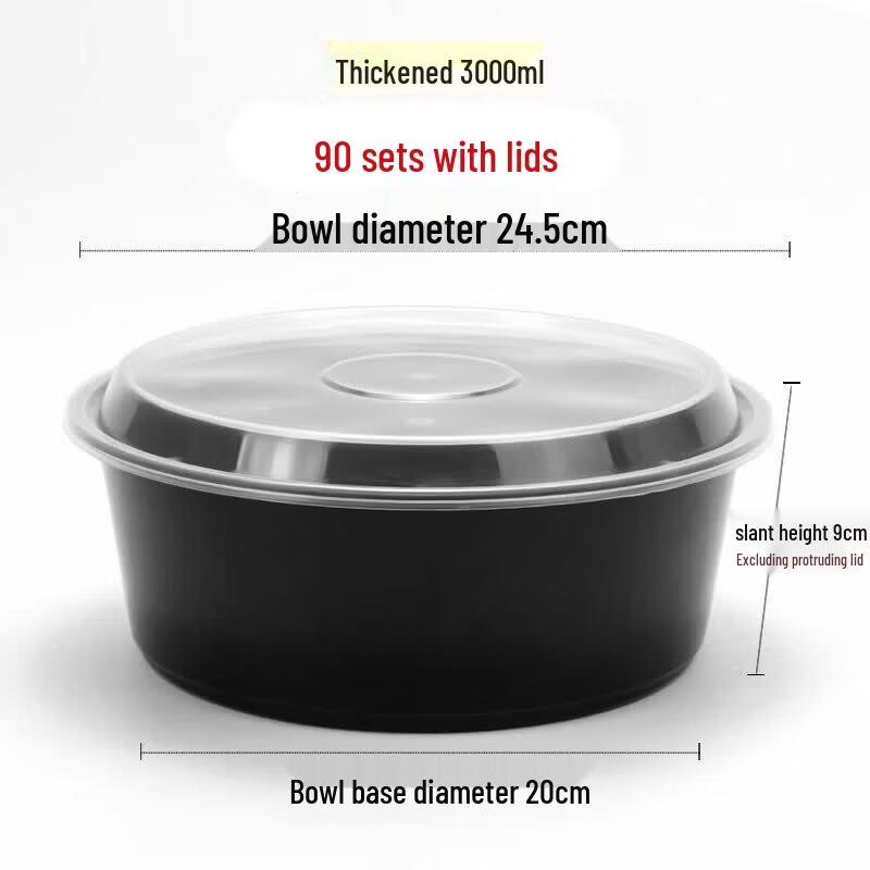 Disposable Plastic Takeaway Food Container