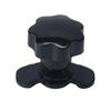 8mm Threaded Stud Nut Fitting Roof Rack Replacement Fastener Set with Star Hand Knob, Metal Mounting Hardware, 4 Piece Rack Fixing Kit