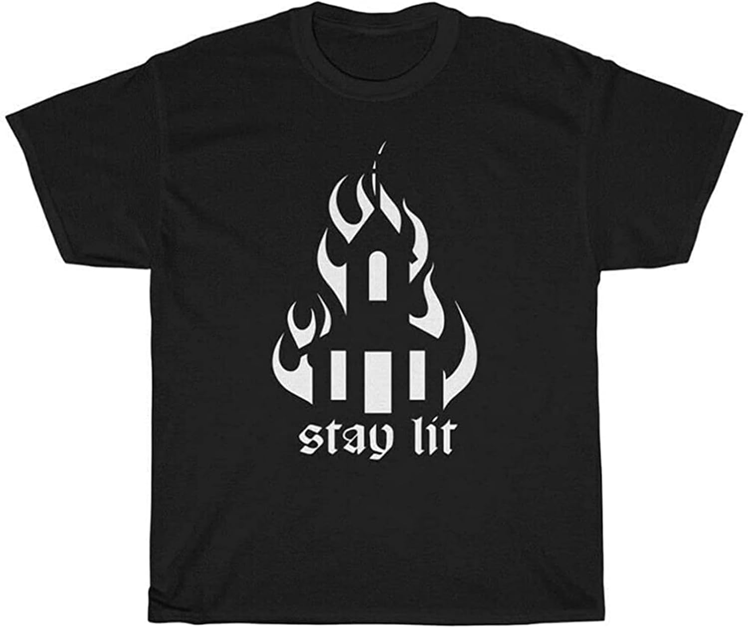 Men s Stay Lit Church T-Shirt Black M чёрный