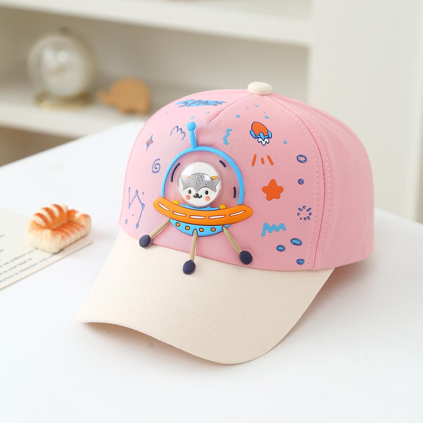 

Kids Baseball Hat Cartoon Doll Children Peaked Cap 1-5Year Baby Duck Tongue Hat Cute Boys Girls Outdoor Sunscreen Visors 52-54CM