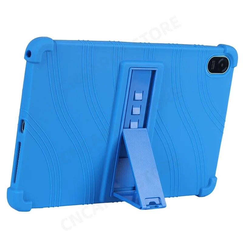 4 Thicken Cornors Soft Silicon Cover with Kickstand For Blackview Tab 11 WiFi Case 10.36" Tablet Funda For Blackview Tab11 Wi-Fi