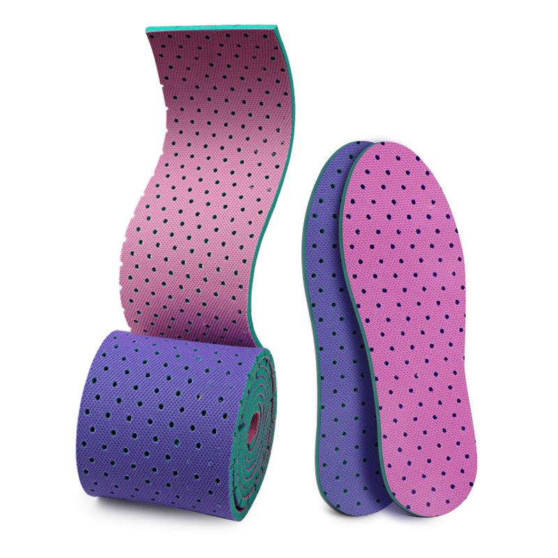 Heboly Breathable Mesh Insoles: Cuttable Shock-Absorbing Strips for Children and Adults, Suitable for All Seasons