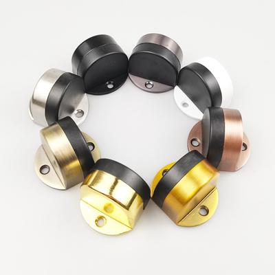 New Stainless Steel Door Stopper Nail-free Anti-collision Door Suction Non Punching Hardware Door Stop Furniture