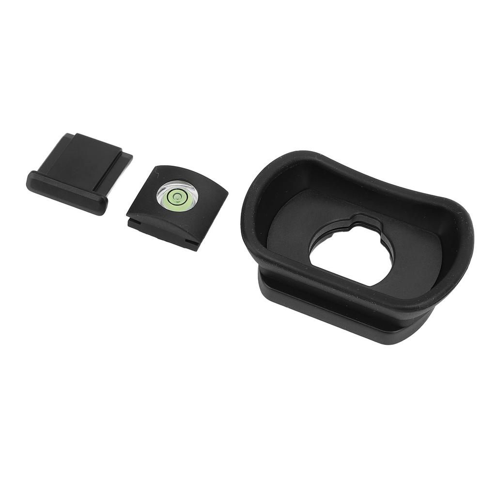 3 Pcs Set Camera Viewfinder Eye Cup Hot Shoe Cover and Bubble Level for GFX100II 100 XH1 XH2S