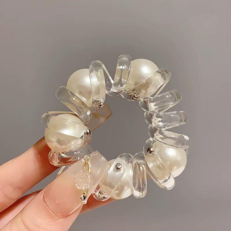 

2023 Барвиста Кучерява Гумка для Волос у Вигляді Телефонного Шнура для Жінок та Дітей - Високоеластичний Тримач для Хвоста