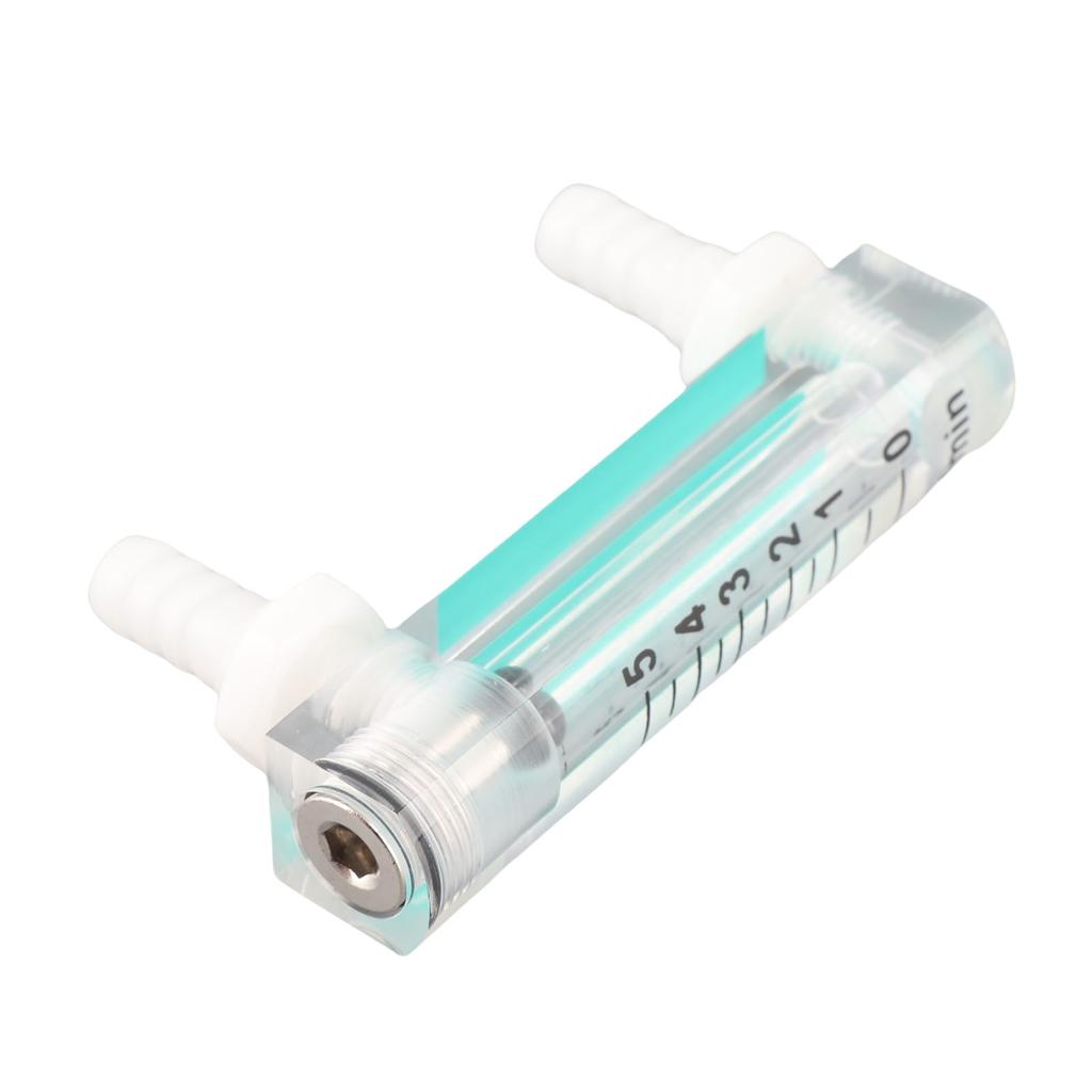 Gas   Rate Meter Fantastic Accuracy Acrylic Black  t for Gas Measurement 1-5lpm Suitable for Various Gases