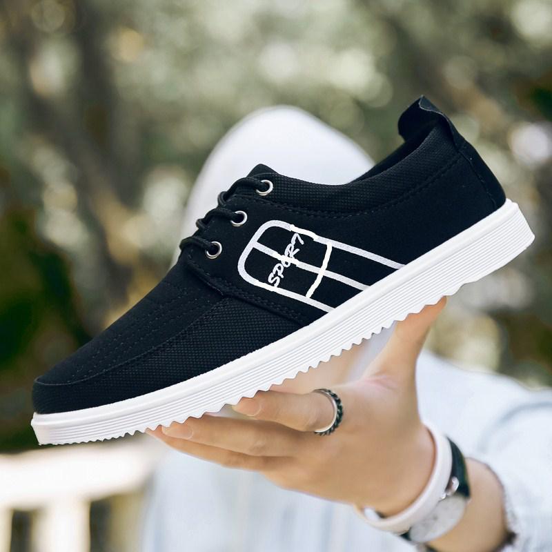 

Мужская повседневная обувь, парусиновые туфли для мужчин, осенне-зимние теплые дышащие туфли, мужские модные кроссовки, мужская прогулочная обувь 39 чёрный