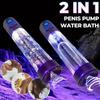 Electric Penis Pump Waterproof Vacuum Pump for Men, 4 Smart Modes + 3 Suction Levels, Auto Masturbation Device with 2 Sleeves, Adult Sex Toy