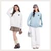 MJ STYLE Women's Heart Bow Casual Sweatshirt