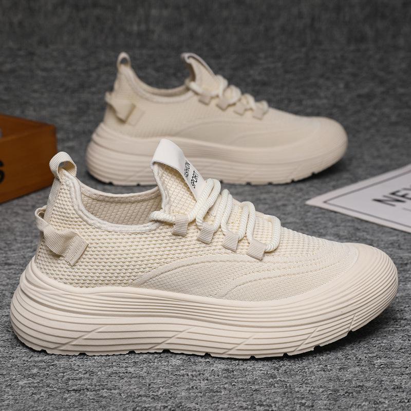 Summer new couple shoes breathable mesh fly men's and women's sports and leisure thin lightweight dad shoes