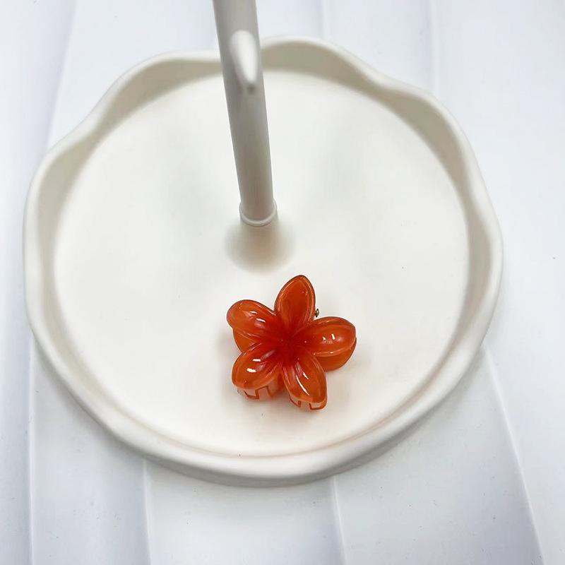 Europäische & Amerikanische Frangipani 4cm Strandurlaub Mode Haarspange