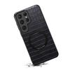 Alligator Pattern Leather Case for Samsung Galaxy S26 Ultra S25 Edge S24 Plus S23 Fe S21 A56 5G Magnetic Wireless Charging Cover