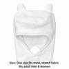 Thick Warm Balaclava Face Mask Windproof Hooded Scarf Stylish Bear Ears Balaclava  Cold Weather
