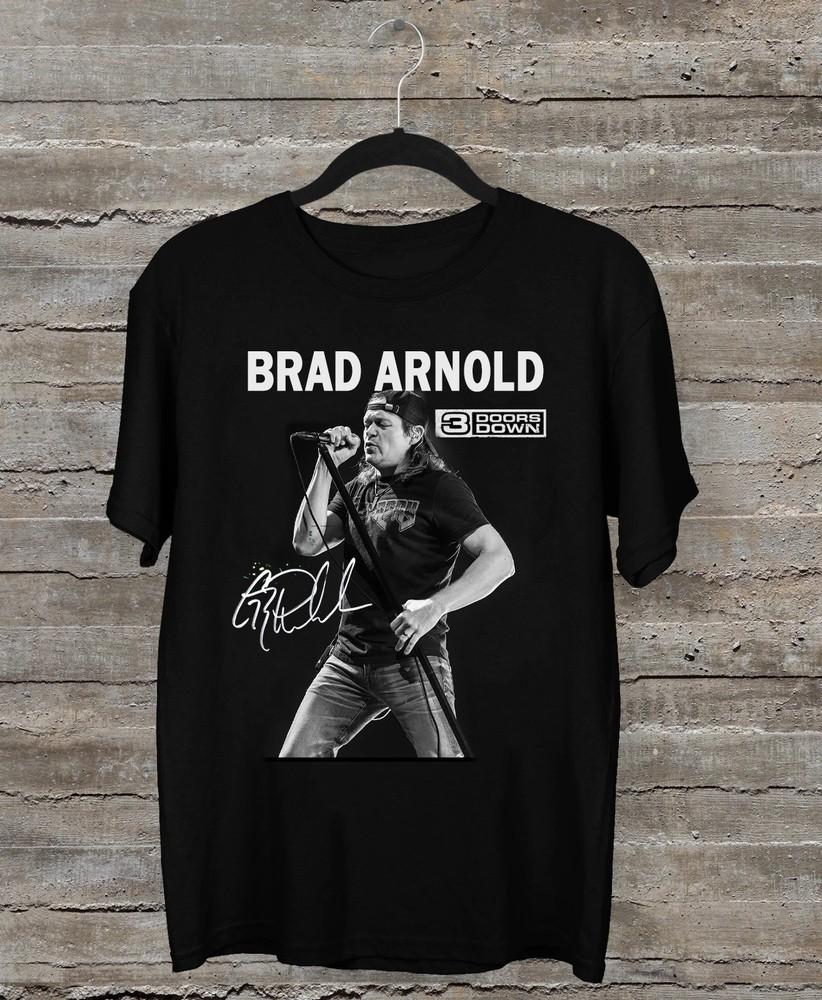 

3 Doors Down BRAD ARNOLD SignatureT Shirt All Size Gift Fans Unisex T-Shirt L