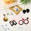 4pcs Resin Jewelry Earring Silicone Molds Women Epoxy Mold for Jewelry Making Gift Supplies DIY Craft Necklace Pendant