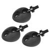 AntiSlip Rubber Tripods Foot Pad 3/8 Screw Universal Adapter for Enhances Camera Stability on Uneven Surfaces