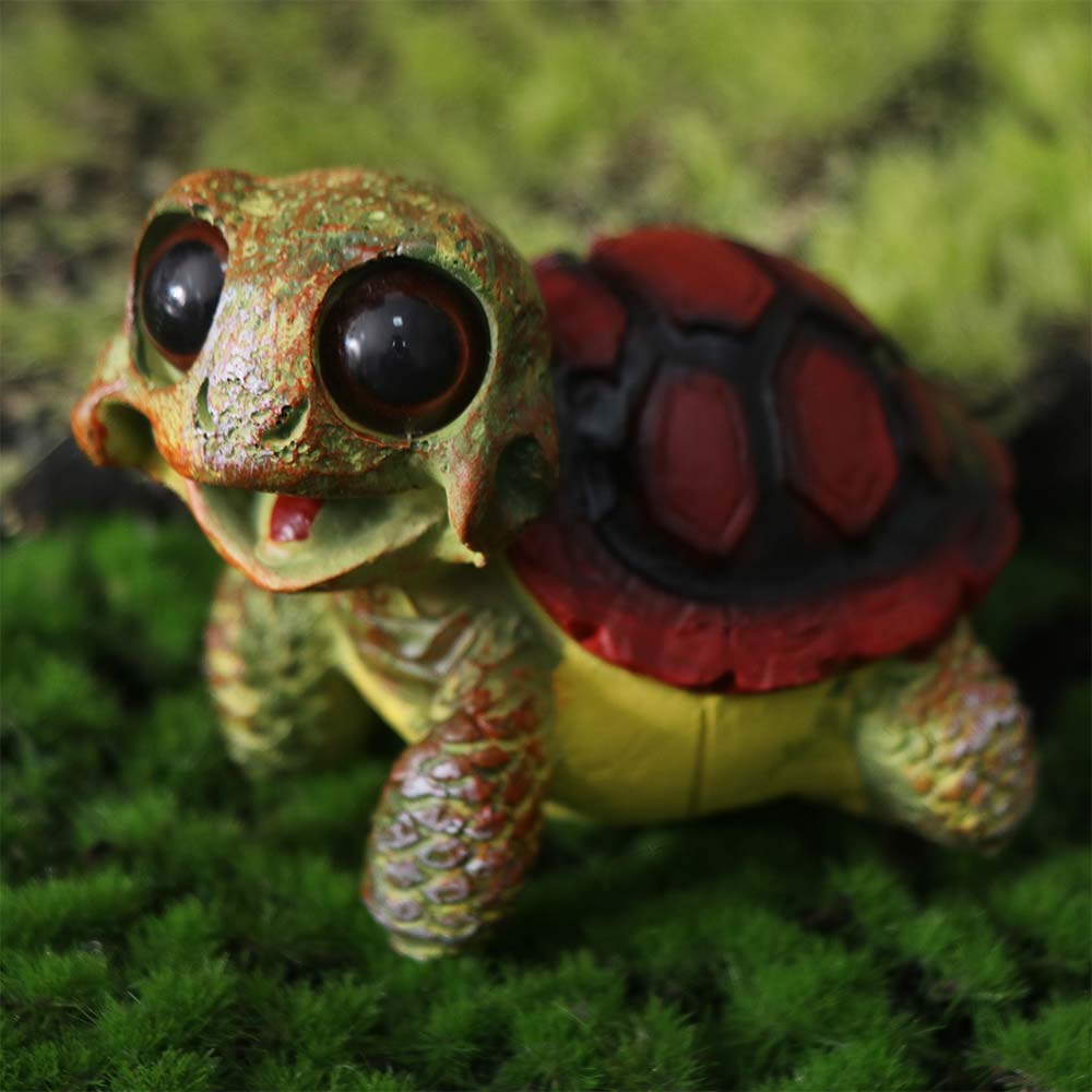 Figurine Broască Țestoasă de Mare Desen Animat Colecționabile Ornamente Viață Marină Decorativ de Birou