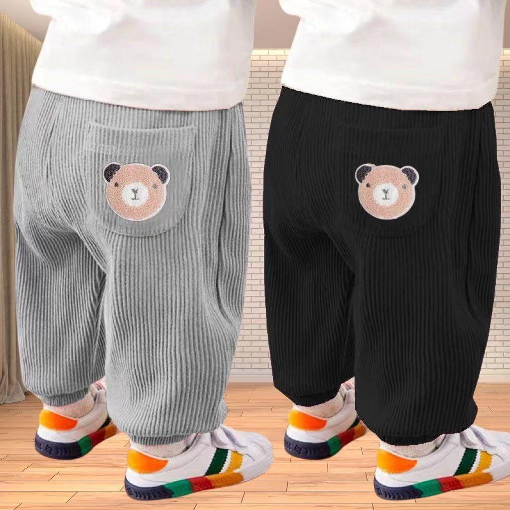 Spring 2025 Korean Style Girls' Jogger Pants - Fashionable and Versatile for Children