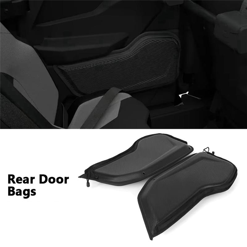 A16P-UTV Rear Door Panel Storage Bags Accessories For Polaris RZR Pro XP 4 PRO S PRO R