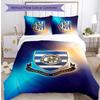 Queens Park Rangers Football Printed 3 Pieces Bedding Set, Comfortable Skin Friendly Bedroom Duvet Cover Set