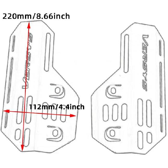 Motorcycle Front Fork Shock Absorber Guard Protective Cover Competible with KLR650 KLR 650 15-25 KLR1000 KLR 650 1000 2015-2023 2022 2021 Accessories