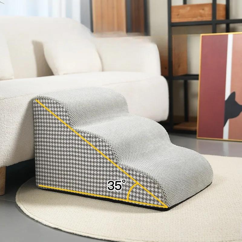 For 2/3 Layer Anti Slip Detachable Washable Pets Stairs Suitable Small/large Dogs Elderly Dogs Sofas Pet Ramps Ladders Pet Suppl