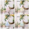 Multi-Color Hanging Rabbit Pendant Yarn Skirt Easter Bunny Doll Flower Dress Bunny  Festive Gift